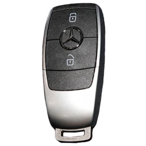 MEB2T1-Granny Grey-Gold Plating- Car Key Cover For Mercedes-Benz