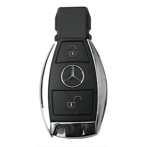 MEC2T1-Black-Gold Plating- Car Key Cover For Mercedes-Benz