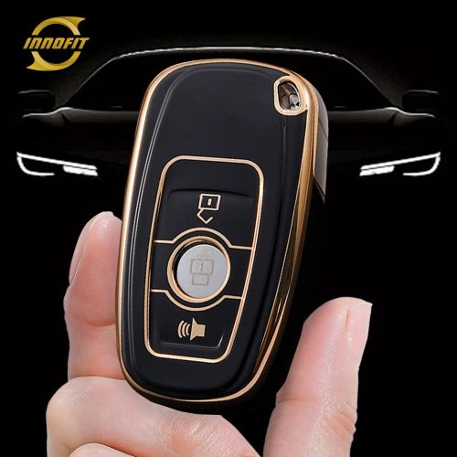 GRB1T1-Black-Gold Plating- Car Key Cover For Great Wall Motor