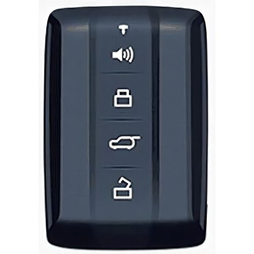 GRD1T1-Black-Silver Plating- Car Key Cover For Great Wall Motor
