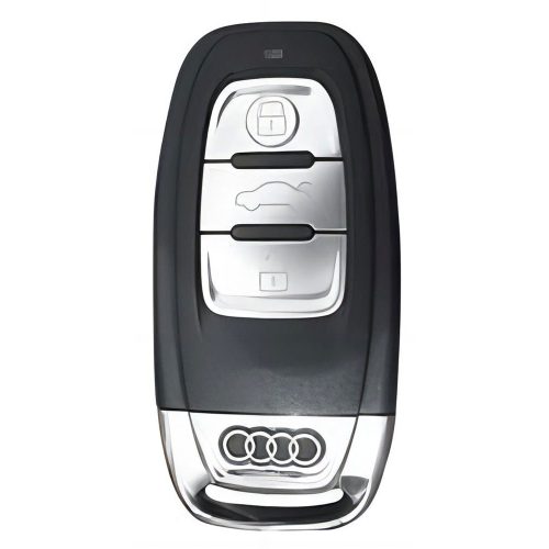 AUB1T1-Granny Grey-Gold Plating- Car Key Cover For Audi