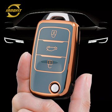 CHB1T1-Granny Grey-Gold Plating- Car Key Cover For CHANGAN