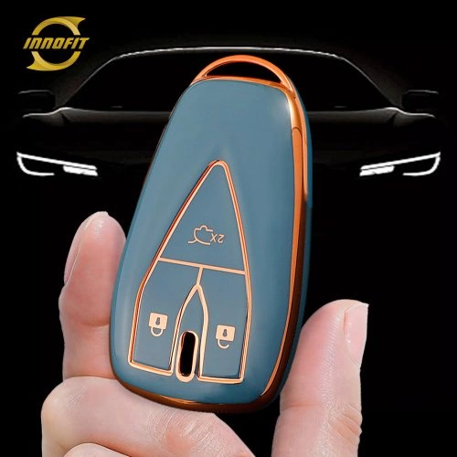 CHC1T1-Granny Grey-Gold Plating- Car Key Cover For CHANGAN