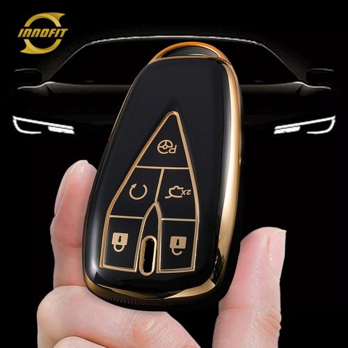 CHC3T1-Black-Gold Plating- Car Key Cover For CHANGAN