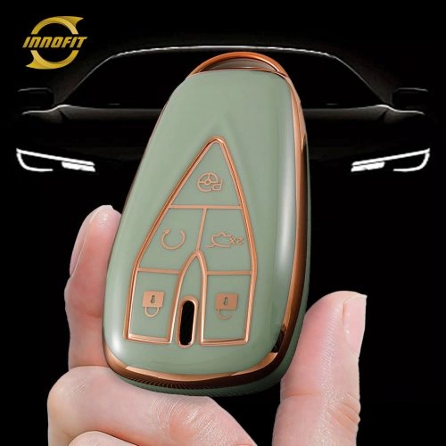 CHC3T1-Green-Gold Plating- Car Key Cover For CHANGAN