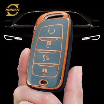 CHD1T1-Granny Grey-Gold Plating- Car Key Cover For CHANGAN