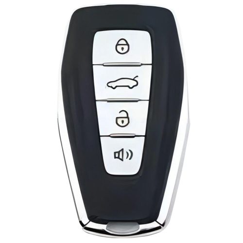 GEB2T1-Granny Grey-Gold Plating- Car Key Cover For Geely Auto