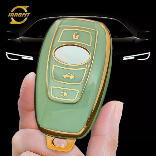 ROA2T1-Green-Gold Plating- Car Key Cover For Roewe