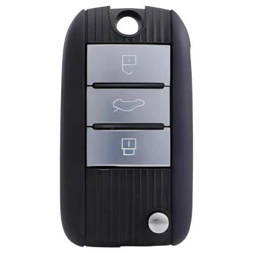 ROC1T1-White-Silver Plating- Car Key Cover For Roewe Morris Garages