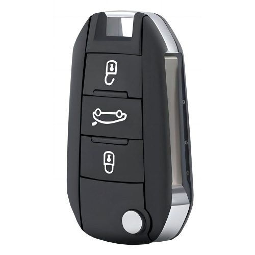 PUB1T1-Black-Gold Plating- Car Key Cover For Peugeot Citroen Opel