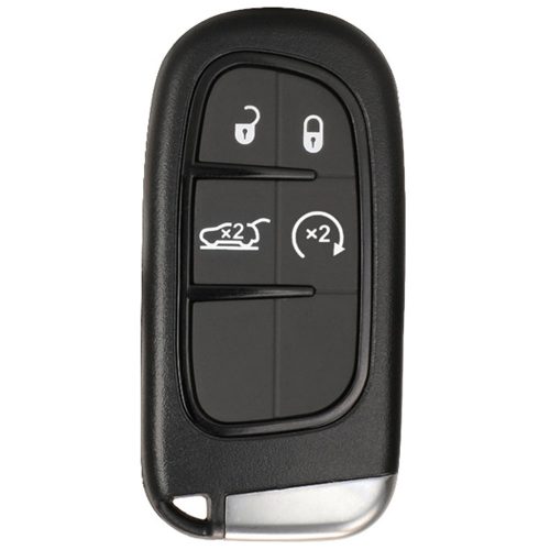 JEA3T1-Black-Silver Plating- Car Key Cover For Jeep Dodge Chrysler