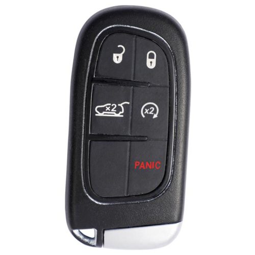 JEA4T1-Granny Grey-Gold Plating- Car Key Cover For Jeep Dodge Chrysler