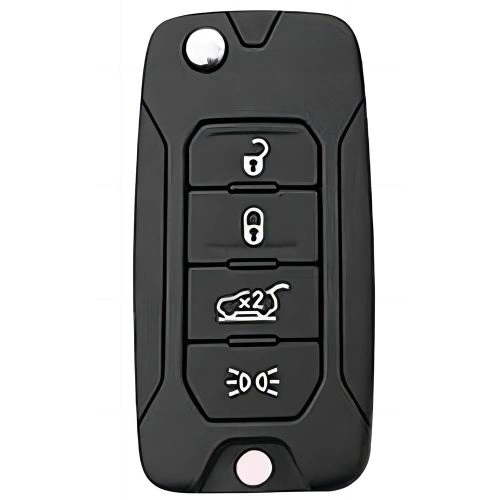 JEB1T1-Black-Silver Plating- Car Key Cover For Jeep