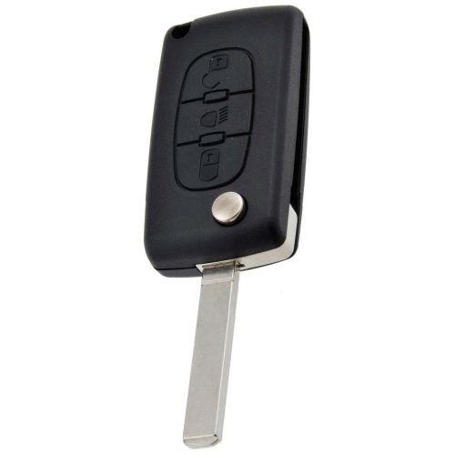 PUE3T1-Black-Gold Plating- Car Key Cover For Fiat