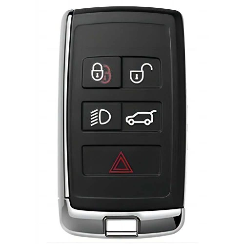 LAB1T1-Black-Gold Plating- Car Key Cover For Landrover Jaguar