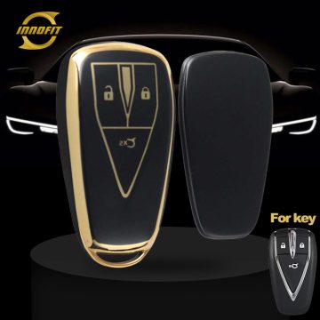 CHC1T1-Black-Gold Plating- Car Key Cover For CHANGAN