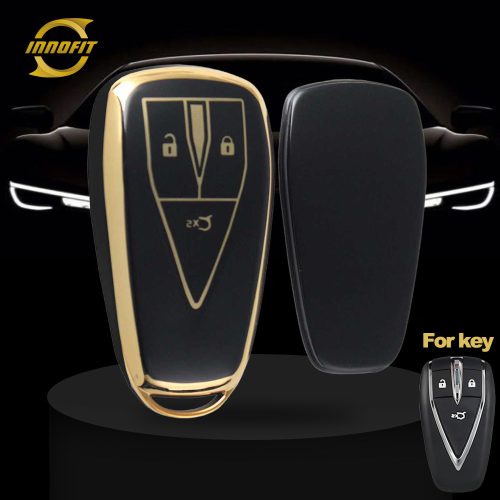 CHC1T1-Black-Gold Plating- Car Key Cover For CHANGAN