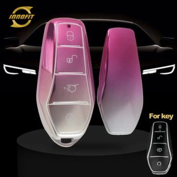 BYD1T1-Gradient Pink- Car Key Cover For BYD