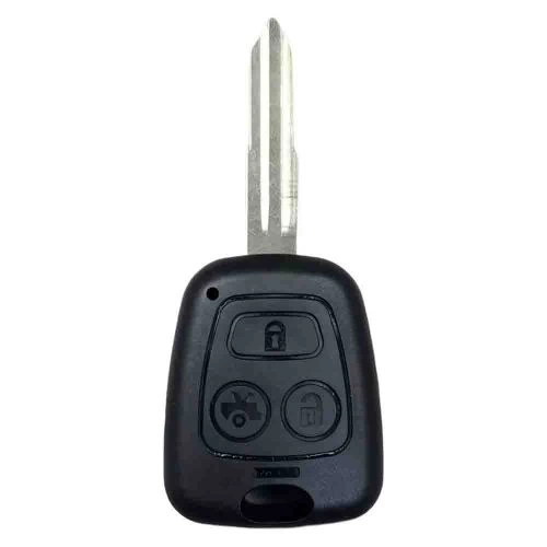 PUF3T1- 화이트-골드 도금- 푸조 용 자동차 키 커버