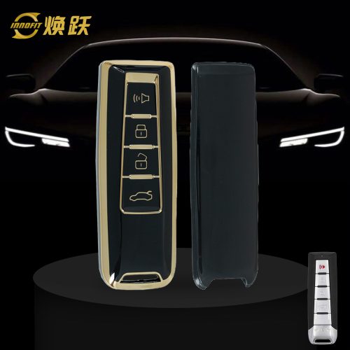 WYA1T1-Black-Gold Plating- Car Key Cover For WEY