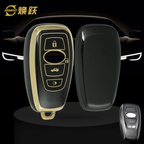ROA2T1-Black-Gold Plating- Car Key Cover For Roewe