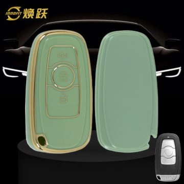GRB1T1-Green-Gold Plating- Car Key Cover For Great Wall Motor
