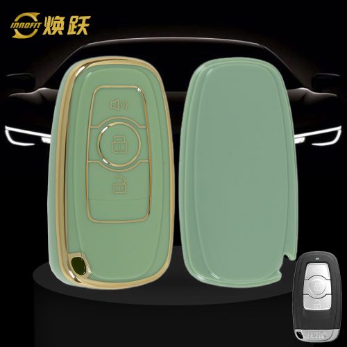 GRB1T1-Green-Gold Plating- Car Key Cover For Great Wall Motor