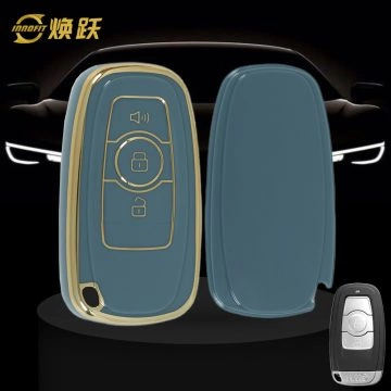 GRB1T1-Granny Grey-Gold Plating- Car Key Cover For Great Wall Motor