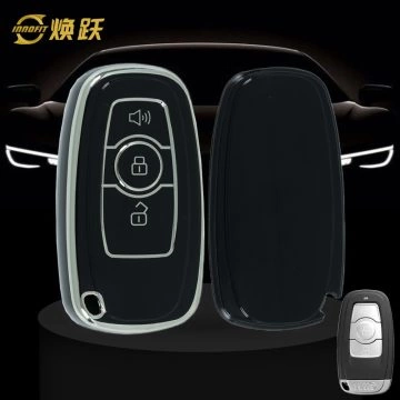 GRB1T1-Black-Silver Plating- Car Key Cover For Great Wall Motor
