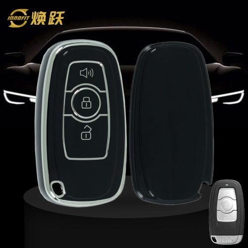 GRB1T1-Black-Silver Plating- Car Key Cover For Great Wall Motor