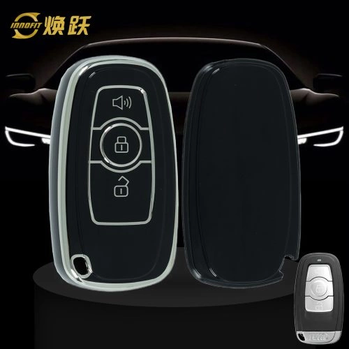 GRB1T1-Black-Silver Plating- Car Key Cover For Great Wall Motor