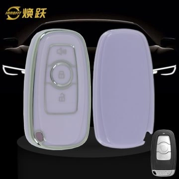 GRB1T1-Purple-Silver Plating- Car Key Cover For Great Wall Motor
