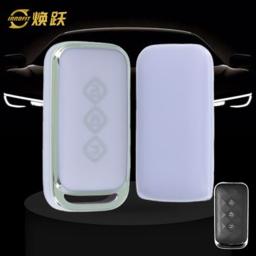 WUE1T1-Purple-Silver Plating- Car Key Cover For Wuling