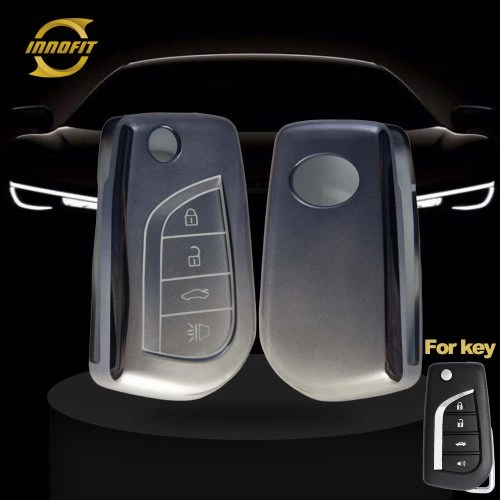TOA3T1-Gradient Gray- Car Key Cover For Toyota