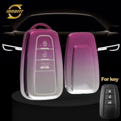 TOB1T1-Gradient Pink- Car Key Cover For Toyota