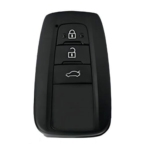 TOB12T1-Black-Metal Gray Plating- Car Key Cover For Toyota