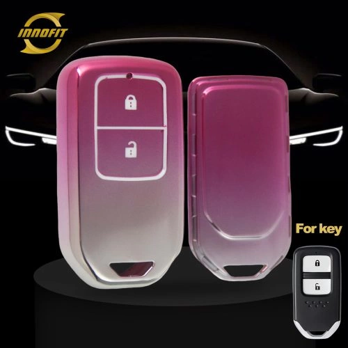 HOA2T1-Gradient Pink- Car Key Cover For Honda