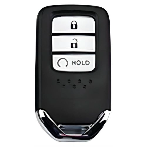 HOA3T1-Black-Metal Gray Plating- Car Key Cover For Honda
