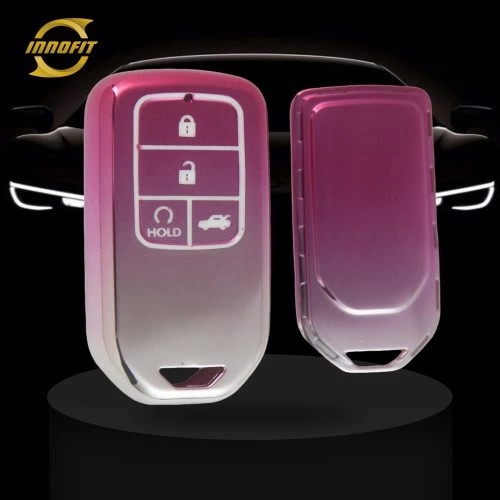 HOA20T1-Gradient Pink- Car Key Cover For Honda