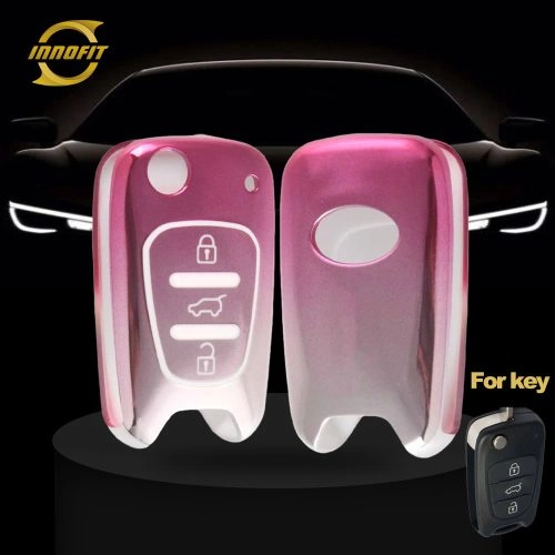 HYG2T1-Gradient Pink- Car Key Cover For Hyundai