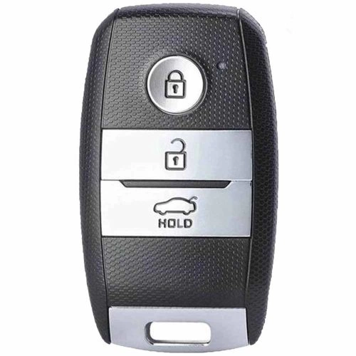 KIH1T1-Black-Metal Gray Plating- Car Key Cover For Kia