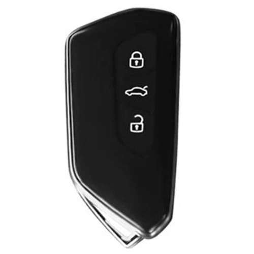 VOC1T1-Granny Grey-Silver Plating- Car Key Cover For Volkswagen skoda