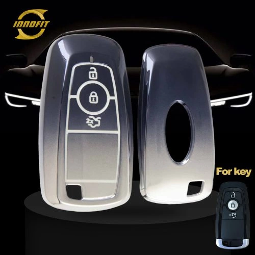 FOB1T1-Gradient Gray- Car Key Cover For Ford
