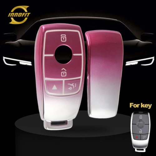 MEB4T1-Gradient Pink- Car Key Cover For Mercedes-Benz