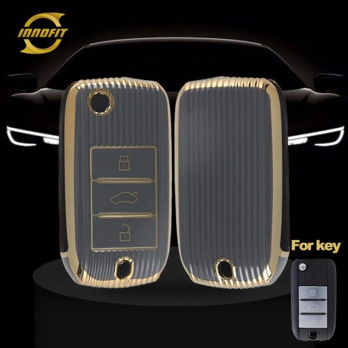 ROC1T1- 스페이스 그레이-골드 도금-로웨 모리스 차고 용 자동차 키 커버