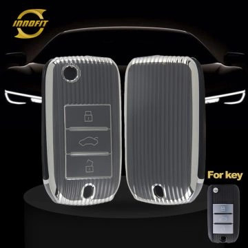 ROC1T1-Space Gray-Silver Plating- Car Key Cover For Roewe Morris Garages