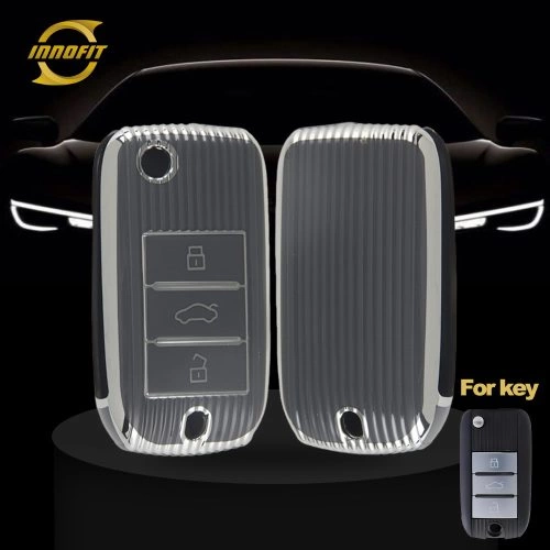ROC1T1-Space Gray-Silver Plating- Car Key Cover For Roewe Morris Garages