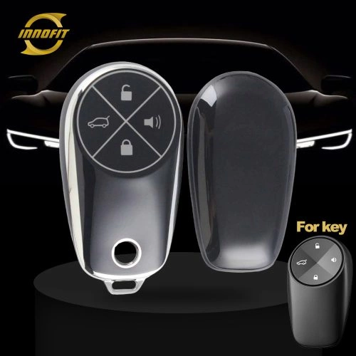 NOA1T1-Black-Silver Plating- Car Key Cover For NIO