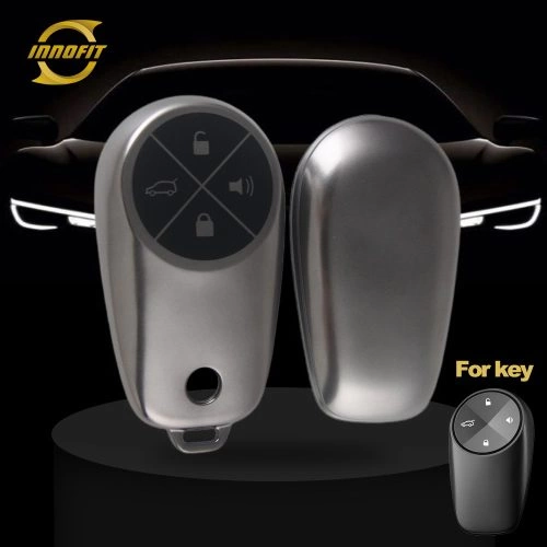 NOA1T1-Black-Metal Gray Plating- Car Key Cover For NIO