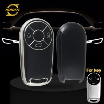 ORA1T1-Black-Silver Plating- Car Key Cover For ORA